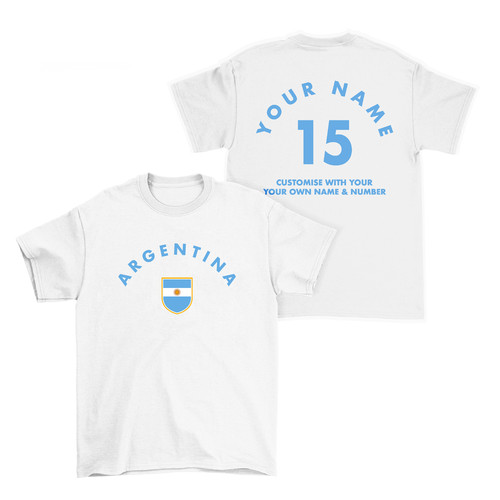 Argentina personalised tshirt - argentina,