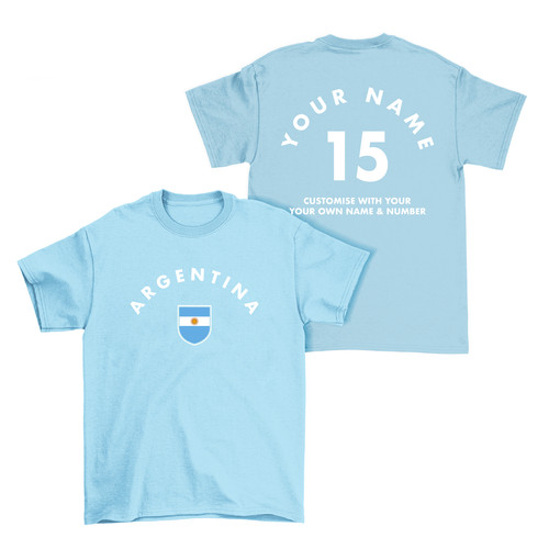 Argentina personalised tshirt - argentina,